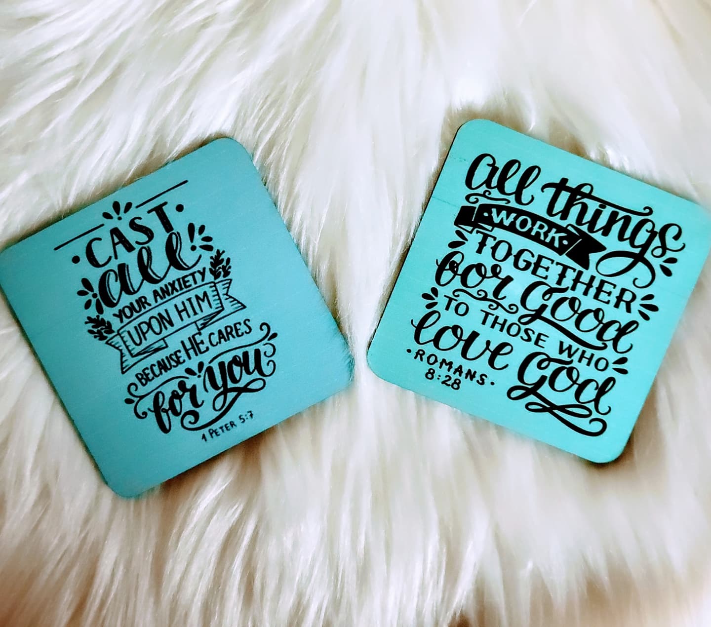 Inspirational Wood Coasters