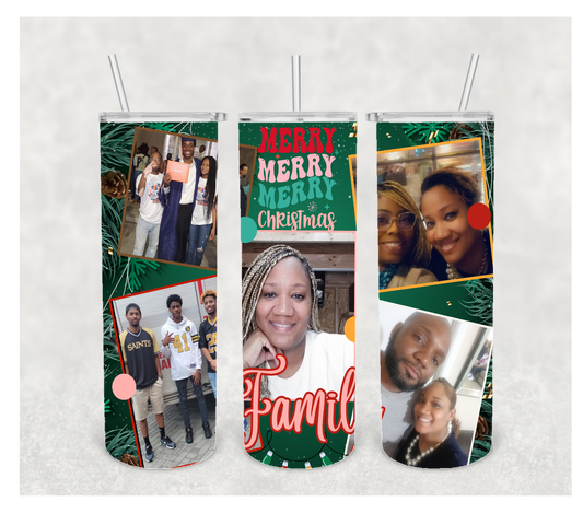 Photo Tumbler & 9 Panel Pillow