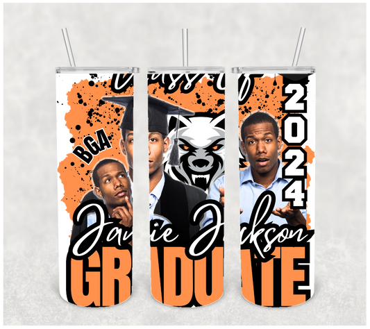 Custom Grad Tumbler