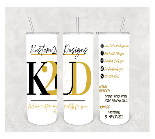 Custom 20 oz. Skinny Tumbler