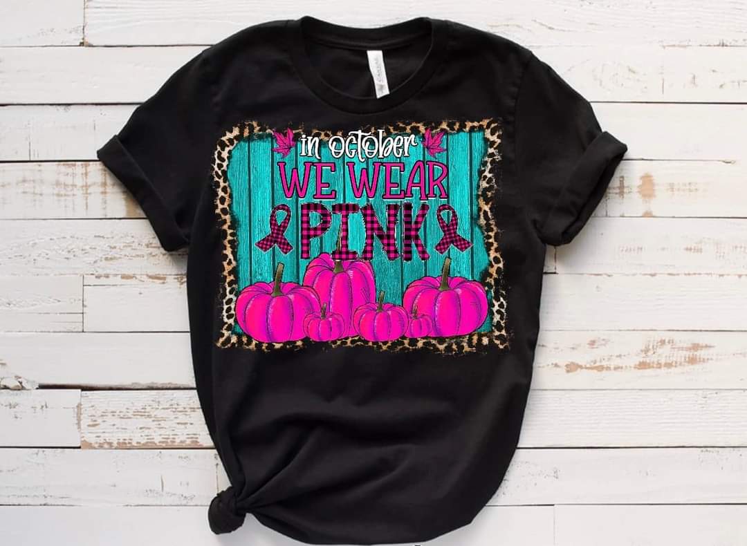 In Ocrober We Wear Pink (Pumpkins)